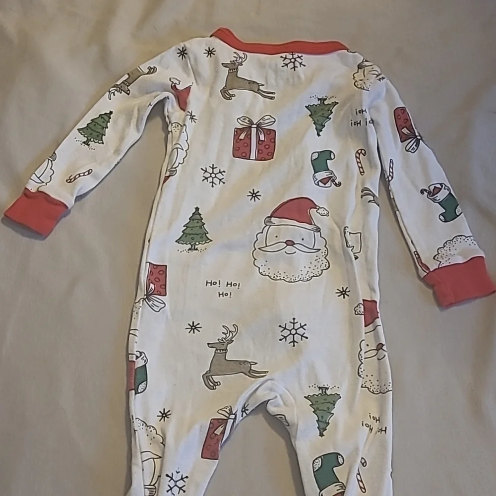 Carter's 12 month Christmas zipper pajamas